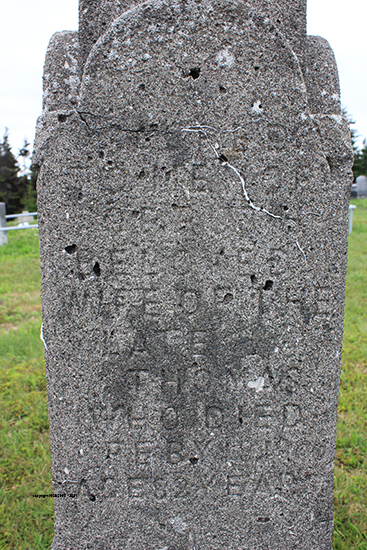 Wife of th Late Thomas O'Reilly