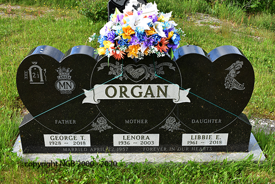 George T, Lenora & Libbie E. Organ