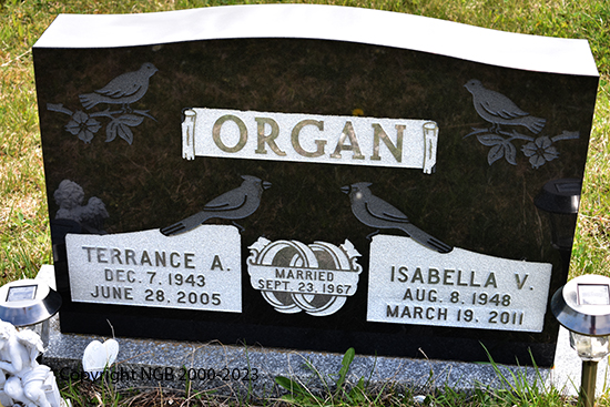 Terrance A. & Isabella V. Organ