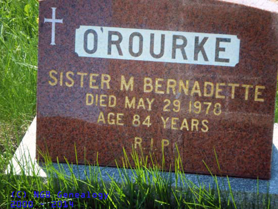 Sr. M. Bernadette O'Rourke