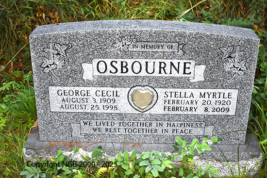 George Cecil & Stella Myrtle Osboourne