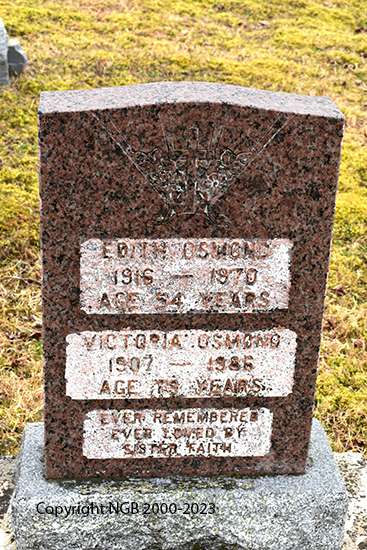 Edith & Victoria Osmond