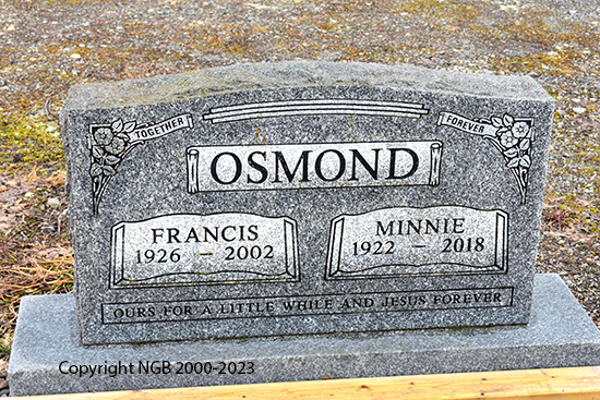 Francis & Minnie Osmond