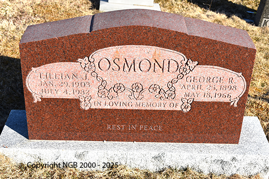 George R. & Lillian J. Osmond