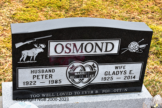 Peter & Gladys Osmond