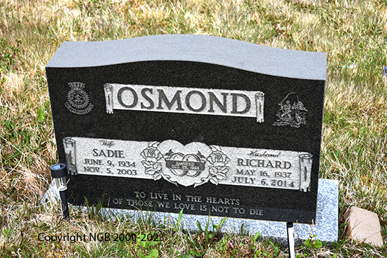 Richard & Sadie Osmond