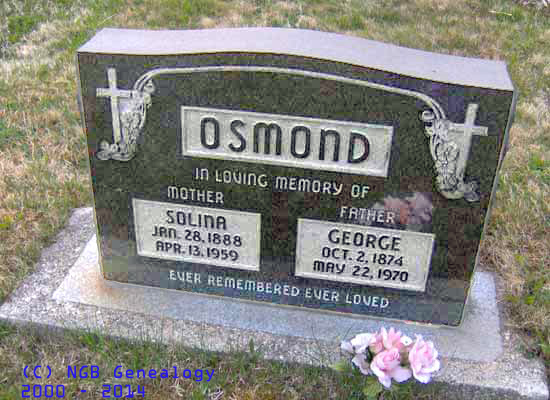 Solina and George Osmond