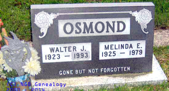 Walter and Melinda Osmond