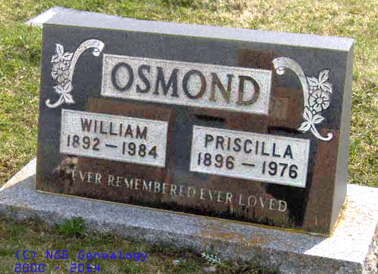 William and Priscilla Osmond