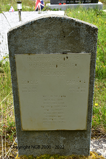 Dorcas & Cambria Packwood