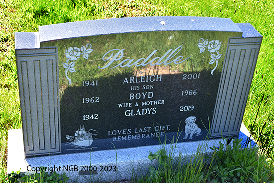 Arleigh, Boyd & Gladys Paddle