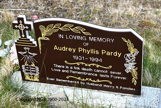 Harry George & Audrey Phyyllis Pardy