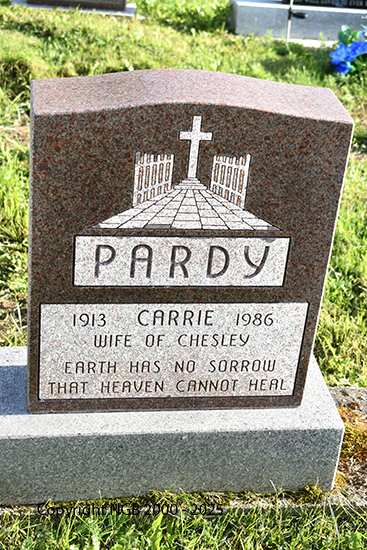 Harry. Carrie & Chesley Pardy