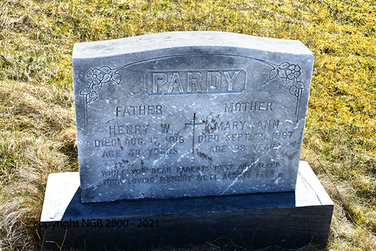 Harry W. & Mary Ann Pardy