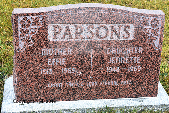 Effie & Jeannette Parsons