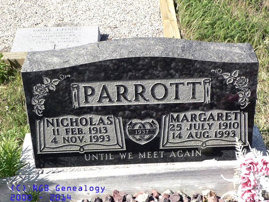 Nicholas and Margaret Parrott
