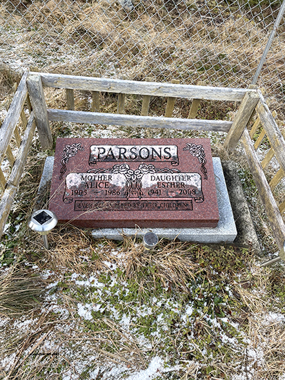Alice & Esther Parsons