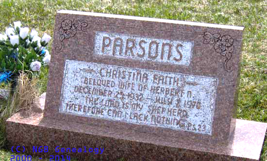 Christina Faith Parsons