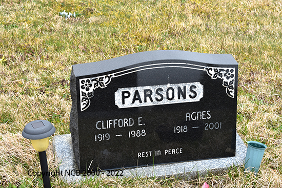 Clifford E. & Agnes Parsons