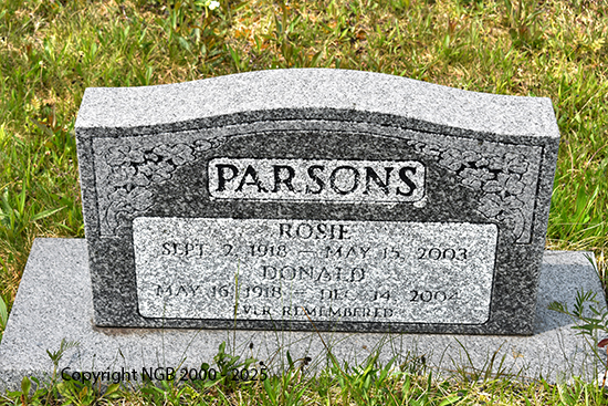 Donald & Rosie Parsons