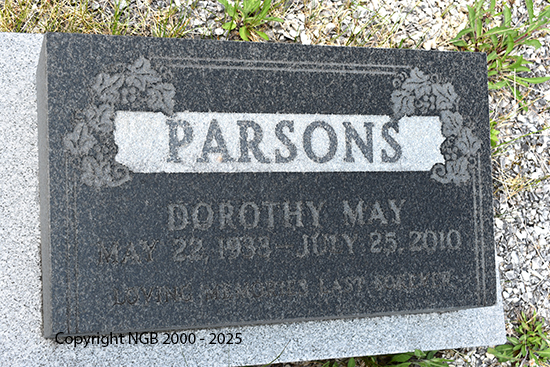 Dorothy May Parsons