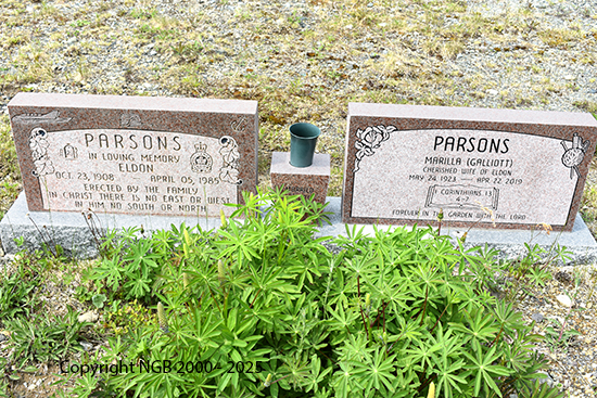 Eldon & Marilla Parsons