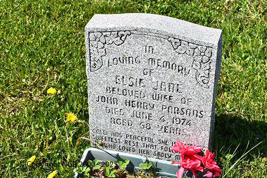 Elsie Jane Parsons