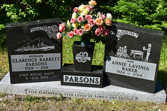Clarence Barrett & Annie Lavinia Baker Parsons