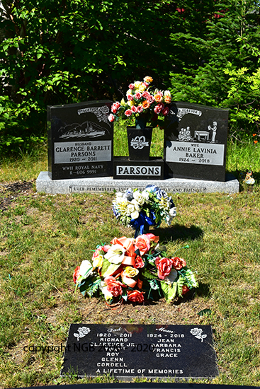 Clarence Barrett & Annie Lavinia Baker Parsons