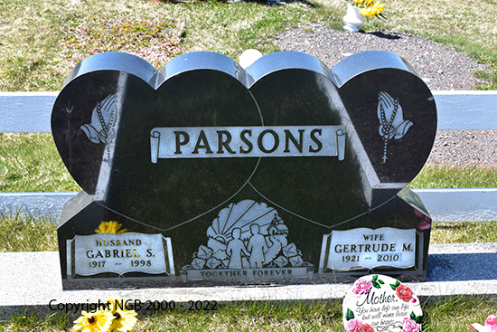 Gabriel S. & Gertrude M. Parspns