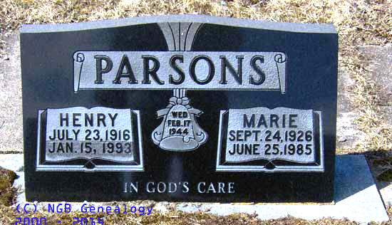Henry and Marie Parsons