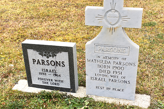 Israel & Matilda Parsons
