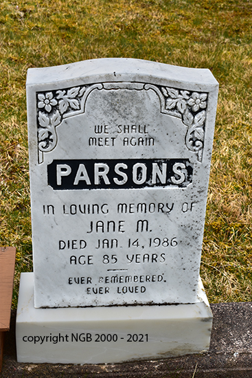 Jane M. Parsons