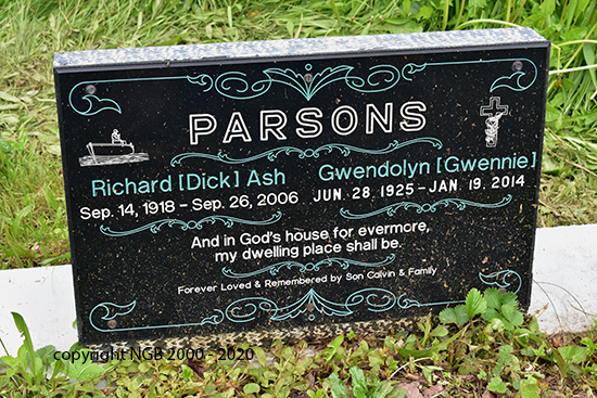 Richard Ash & Gwendolyn Parsons