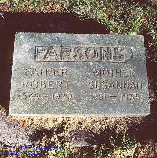 Robert and Susannah Parsons