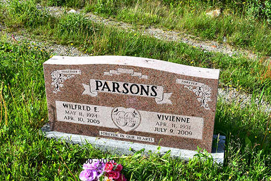 Wilfred E, & Vivienne Parsons