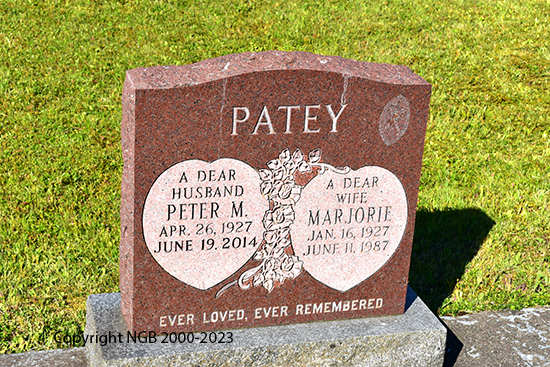 Peter & Marjorie Patey