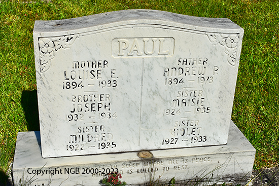 Andrew, Louise, Joseph, Maisie, Mildred & Violet