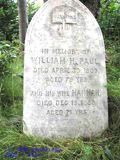 William & Hannah Paul