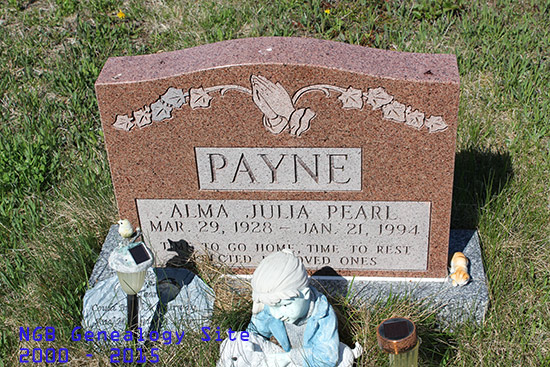 Alma Julia Pearl Payne