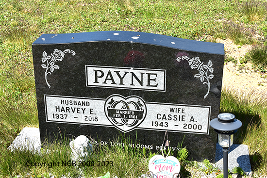 Harvey E. & Cassie A. Payne