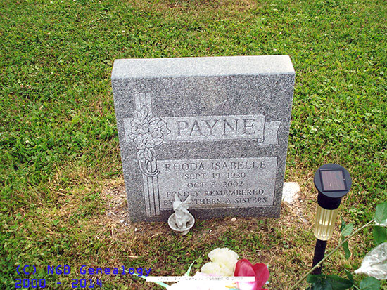 Rhoda Isabelle  Payne