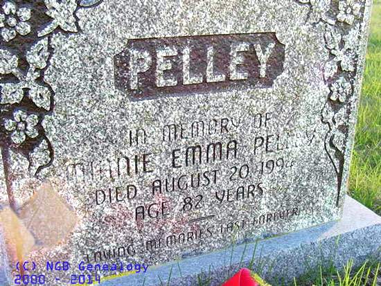 Minnie Emma Pelley