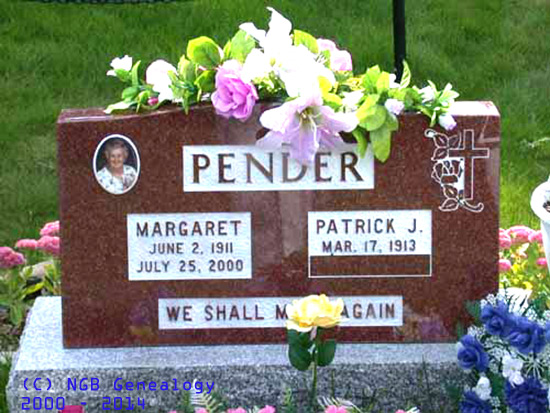 Margaret & Patrick J. PENDER