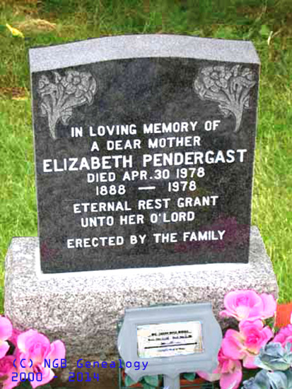 Elizabeth PENDERGAST