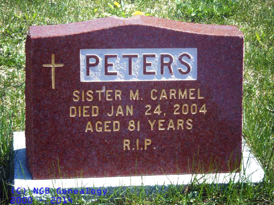 Sr. M. Carmel Peters