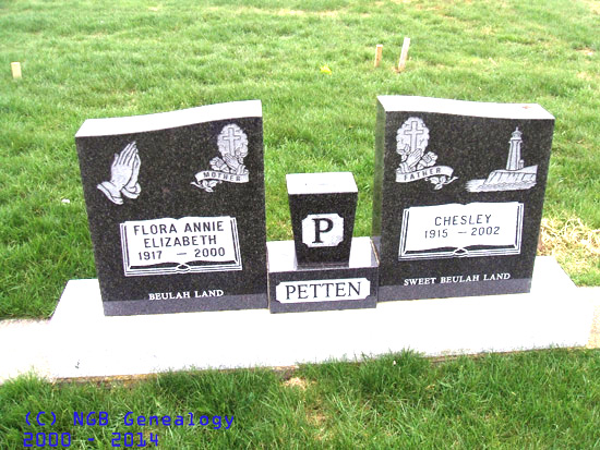 Flora Annie & Chesley Porter