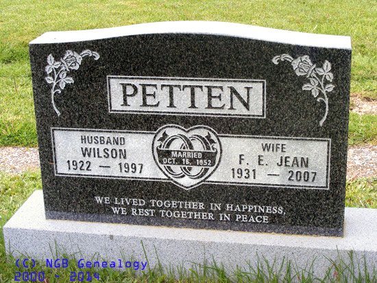 Wilson and F. E. Jean Petten