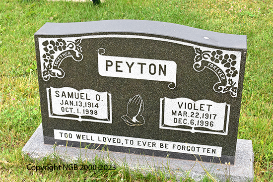 Samuel O. & Violet Peyton