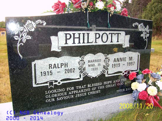 Ralph and Annie Philpott